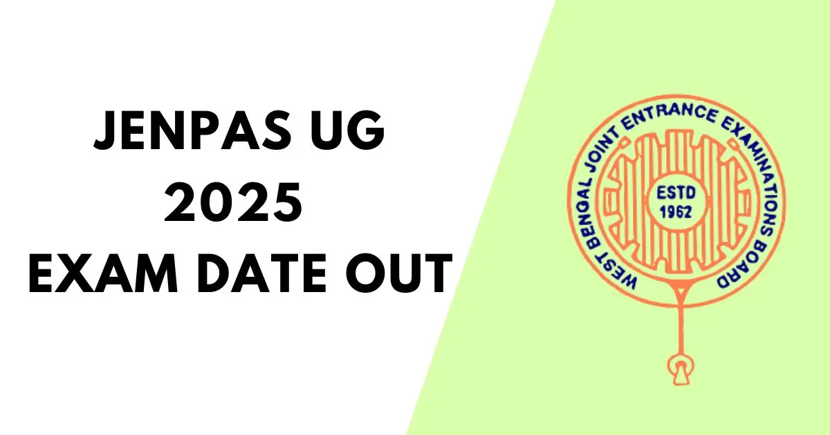 JENPAS UG 2025 Exam Date OUT