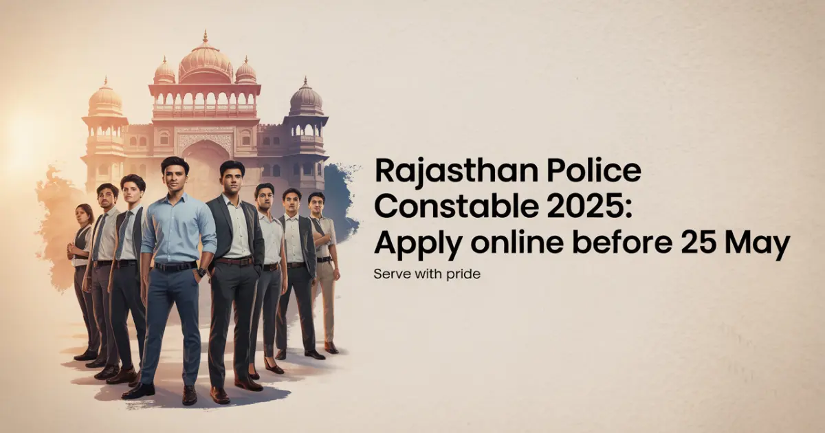 Rajasthan Police Constable 2025