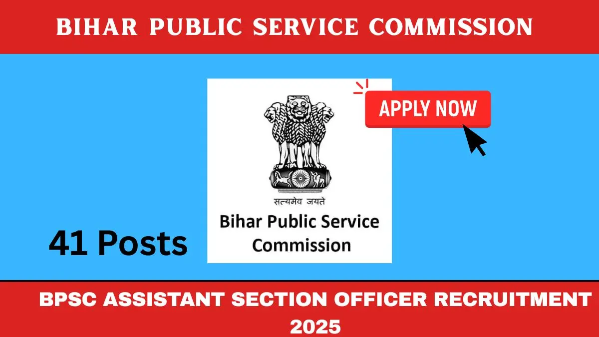 Bihar BPSC Assistant Section Officer Recruitment 2025
