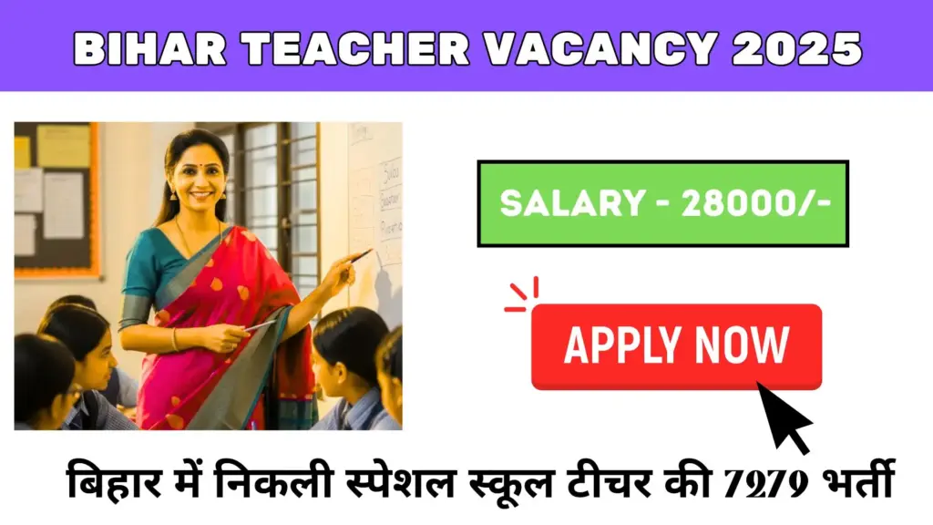 Bihar BPSC Special School Teacher Recruitment 2025