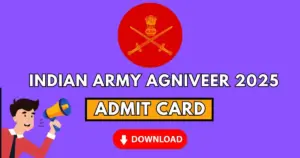 Indian Army Agniveer CEE Admit Card 2025