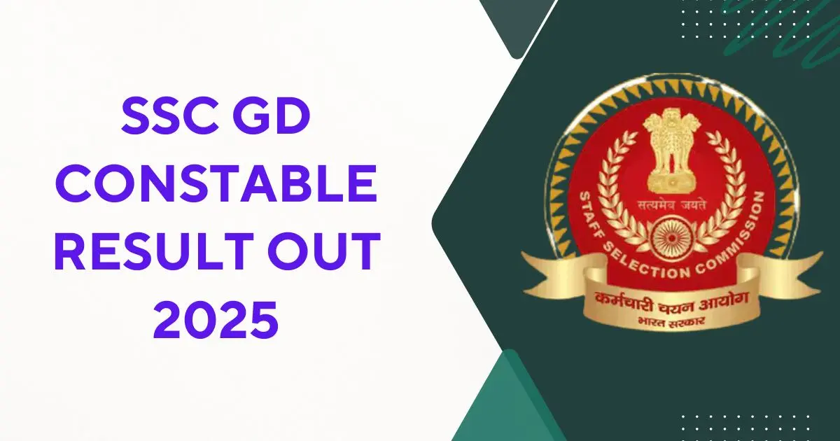 SSC GD Constable Result out 2025