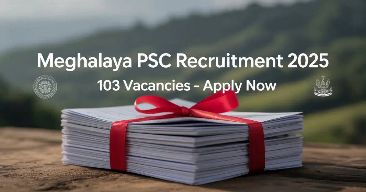 Meghalaya PSC Recruitment 2025
